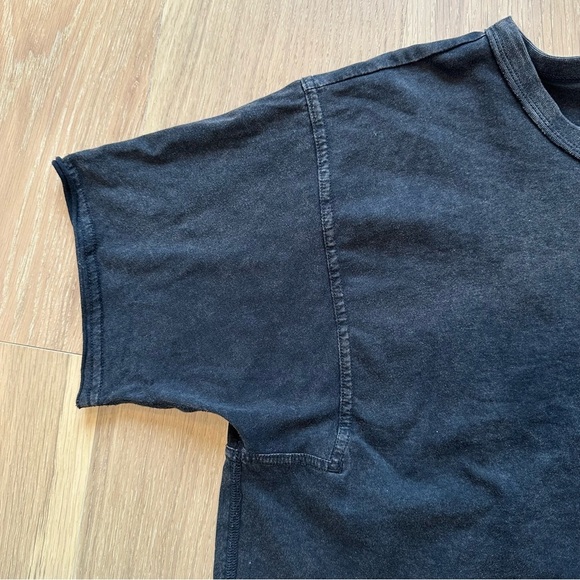 Joylab Women’s Cropped Boxy Tshirt Crop Top Short Sleeve Cotton Tee Black Small - Picture 6 of 9